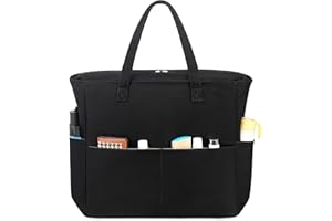 LEDAOU Duża torba plażowa z zamkiem błyskawicznym, wodoszczelna, torba na ramię, torba na zakupy, odporna na piasek, z zamkiem błyskawicznym, na basen, fitness, torba podróżna dla rodziny