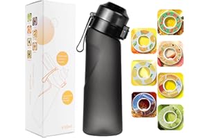 FIENZA Air Borraccia Up con 1 cialda aromatica, da 650 ml, sportiva, con acqua ghiacciata, senza BPA, confezione da 650 ml, per uso esterno