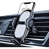 Amazon Brand - Eono Handyhalterung Auto, Handy Halterung für Auto Lüftung 360 Grad drehbare Handyhalterung, Entriegelung mit 