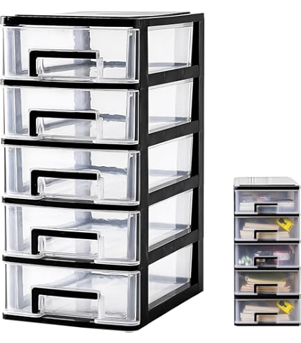 Really Useful - Scatola portaoggetti in plastica, 22 litri, con 2 vassoi, 1 vass