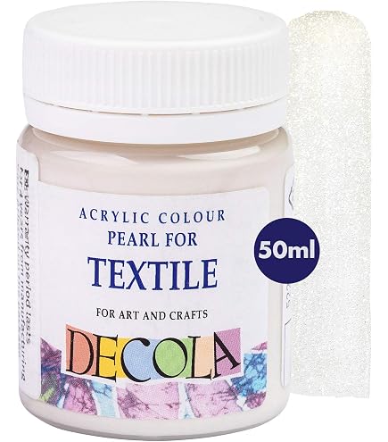 KREUL 91906 - Vernice per tessuti Javana per tessuti leggeri, barattolo da 50 ml di colore viola, vernice liscia a base d'acqua con carattere cremoso, penetra in profondità nelle fibre