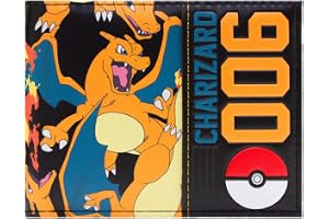 Charizard Flammande Eld 006 Pokeball Plånbok Bi-Fold ID- & Korthållare