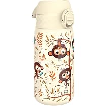 Gourde ION8 Pour Enfants - Anti-fuite, Facile à Ouvrir, Motif Espace, Lavable Au Lave-vaisselle