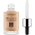 Catrice HD Liquid Coverage Foundation, No. 042, Nude, Long-Lasting, Matte, for Blemished Skin, Vegan, Oil-Free, Waterproof, Alcohol-Free, Pack of 1 (30 ml)