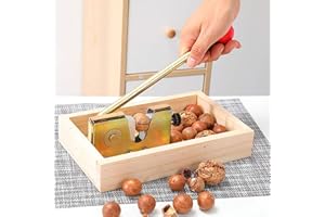 HXC-BLG Nussknacker Walnussknacker,Nut-Cracker mit Hebel-Funktion grönverstellbar öffnet mühelos hartschalige Nüsse Für Haselnüsse, Paranüsse, Mandeln, Pekannüsse