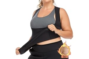 NHEIMA Chaleco Sauna Mujer Camiseta Sauna Top Shirt Suit Shapewear Adelgazantes Compresion Adelgazante Trajes Sudoración Deporte Fitness Gym Running Fajas Reductoras