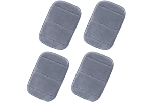 MERYSAN AUHOTA 4Pz Portatile Computer Polso Gomito Pad, 2 Set Anti-Scivolo Morbido Polso Resto Braccio Pad, Mouse Tastiera Polso Gomito Supporto Mat per Ufficio Desktop Gaming – 7,9×11,8 Pollice (Grigio)