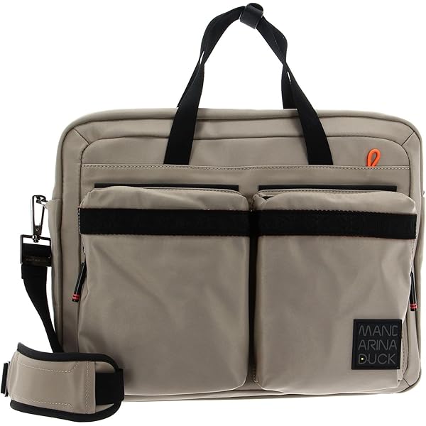 Briefcase Mandarina Duck District - Cartella A Tracolla Donna In Tessuto Mitrix - Foto 5