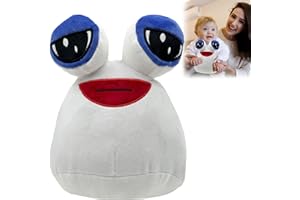 COFFEE LIFE PLUS Alien Pou Juguete de Peluche,22cm Alien Pou Peluche Juguete,Alien Pou,Peluche Alien Pou,Animal Pou Doll,Adecuado para regalos de cumpleaños de niños y niñas, peluche de pou decoración del hogar (C)