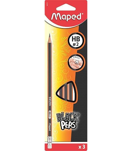 Lápices Triangulares Herlitz Pure Glam - Pack De 2, Madera FSC, Dureza HB