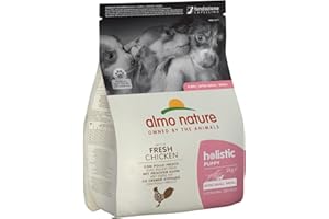 Almo Nature Nourriture holistique pour Chiot avec Poulet et Riz Transparent 2 kg