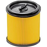Filtro pieghevole di ricambio con coperchio a baionetta, adatto per aspirapolvere Parkside PNTS 23E, 1250, 1300, 1400, 1500 A