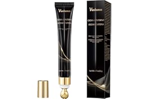 Tiepetly Crema Contorno Occhi Caffeina, Rimuove le Borse Occhi, Anti Rughe, Anti Invecchiamento, per Uomini e Donne, 20g (white, 20g)