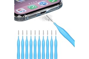 AHQiZFX 10 Stück USB C Handy Reinigungsset Telefon Port Reinigungsbürsten Set Telefonhörer Reinigungsbürste Telefon Lautsprecher Reinigungsbürsten Mini Bürstenreiniger für Laptop Keyboard Cleaner