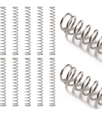 Hochbelastbare Druckfedern Federstahl-Druckfeder, 0,7mm X 3,5mm X 5mm, Zylindrische Entriegelungsspule, 10 Stück, 10 Stück, 0,7mm X 3,5mm X 5mm Druckfedern Für Modellbau