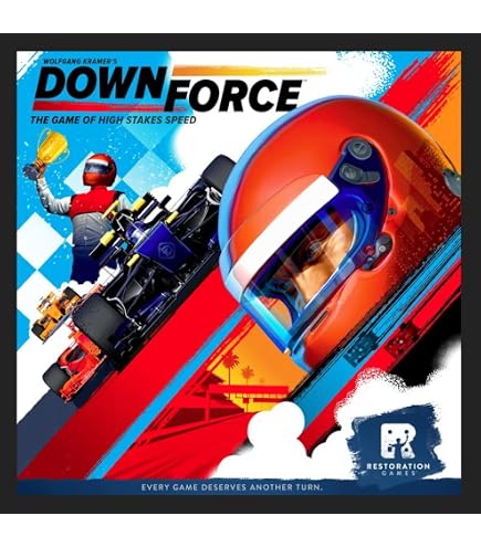 Restoration Games Downforce Danger Circuit Erweiterung – Englisch, Für Das Basisspiel
