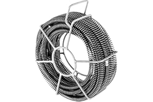 MSW Motor Technics Zestaw spirali do czyszczenia rur MSW-CABLE 1 (6 elementów spiralnych po 2,45 m, przyłącze: Ø 16 mm, długość całkowita 14,7 m, szerokość rury: Ø 30-100 mm)