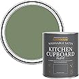 Rust-Oleum Green Scrubbable Kitchen Cupboard Paint in Satin Finish - All Green 750ml