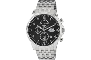 Lorus Mężczyźni Zegarek, Czarny, 43mm