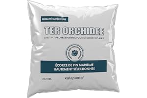 Kalapanta - Terreau pour orchidées Professionnel. Bark Organique, 100% Naturel, écorce de pin Maritime et Tourbe Blonde