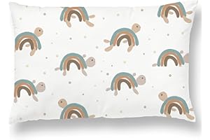 ‎SUPERBE BEBE Kinderkissen Mit Kopfkissenbezug Aus Baumwolle 33x45 cm - Kopfkissen Geeignet Für 1 Bis 3 Jahre - Kinder Kuschelkissen - Weiches Kinder Kopfkissen Hypoallergen - Ideal Fürs Bett, Reisen, Schläfchen