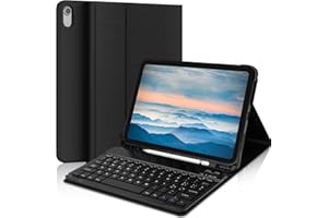 WAVATA Custodia Tastiera per iPad 10ª Generazione 10.9" 2022 Tastiera Cover con Italiano ‎QWERTY Tastiera per iPad 10 Generazione, Slim Cover con Magnetica Wireless Bluetooth Tastiera, Nero