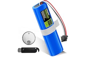 Mspalocell Batteria Sostitutiva 4000mAh/14,8V per Proscenic M6 Pro/LDS M7, per Xiaomi Vacuum Mop 2S / Mop P/Mop Pro Batteria dell'aspirapolvere