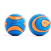 Chuckit! Ultra Ball Secchio Con 8 Palle - Giocattolo Per Cani, Rimbalzo Alto, Galleggianti - Foto 3