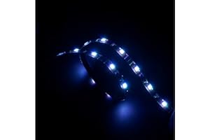 Akasa Vegas | LED Strip Light | Extendable LED Strip Light | 60cm | Blue | for PC Case Lighting, Computer Case DIY Lighting | AK-LD02-05BL