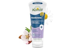 Kamill Protect hand- och nagelkräm 100 ml – för stressade händer på vintern, fuktgivande och lugnande, med kamomill och mande