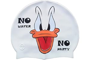 SWIMXWIN Cuffia in silicone Waterloove | Cuffia da Nuoto| Grande comfort e aderenza | Design e stile italiano