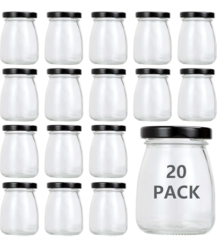 HEFTMAN Glazen potjes met clipsluiting - 24 x 100 ml kruidenpotten met deksels en etiketten luchtdichte afdichting kleine glazen potten met deksels en trechter perfect voor kruiden, specerijen, oliën HEFTMAN Glazen potjes met clipsluiting - 24 x 100 ml kruidenpotten met deksels en etiketten luchtdichte afdichting kleine glazen potten met deksels en trechter perfect voor kruiden, specerijen, oliën