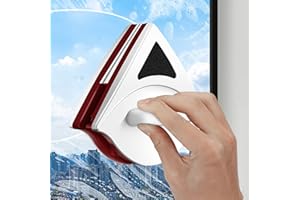 FGXY Lavavetri Magnetico, Pulitore Magnetico, Spazzola per la Pulizia del Vetro, Detergente per vetri, Puliscivetri, per vetri Pulitore per Finestre e Vetrine, per Monovetro con Spessore 3-8 mm