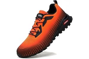 Kricely Scarpe da Trail Running Uomo Outdoor Leggero Traspirante Scarpe da Passeggio Moda Multicolore Trekking Fitness Running Sneakers