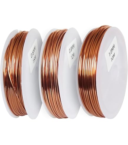 Bobina Filo Di Rame Smaltato 1.2mm - 49.2m Lunghezza - Per Avvolgimenti Trasformatori E Induttori