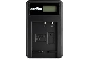 NORIFON NP-BG1 LCD USB Caricatore per Sony Cyber-shot DSC-H50 DSC-H55 DSC-H70 DSC-H90 DSC-HX30V DSC-HX5V DSC-HX7V DSC-HX9V DSC-W150 DSC-W290 DSC-W230 DSC-W220 DSC-W200 DSC-W300 DSC-W50 Fotocamera e Altro