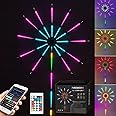 MIRADH Copper Smart App Remote Control Firework Led Strip Light Firework Launch Effect Music/Mic Sync Rgb Color Changing Led Strip Light For Diwali Lights For Decoration For Home(5V, Usb Powered)