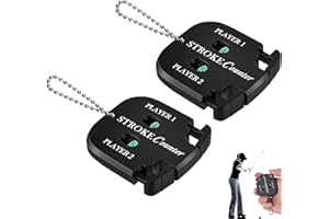 TYFYH 2 Stück Golf Ergebnis Zähler, Golf Scorer Zähler, Spieler Schlagzähler Golf Schlagzähler Golf Ergebnis Indikator Mini Quadrat Golf Zähler für 2 Players Score Counters