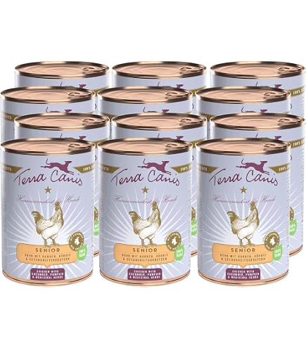 Terra Canis Senior Pute, 800g Dose (6 Pack) : Amazon.de: Haustier