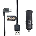 2A FAST CAR CHARGER FOR TOMTOM - MICRO USB In Car Charger & Data Sync Cable for GPS TomTom Sat Nav - RIGHT ANGLE - GO, GO LIVE, RIDER, Start, Via CE Certified