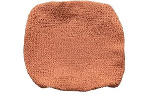 ZZDZW Hocker-Überzug, Quadrat，Schonbezug Hocker Rund, Barhocker, Wasserdicht, Stretch Sitzkissen-Schutz, runde Hocker-Bezüge, Kissen-Protektoren (Color : Orange, Size : 2 Stücke)