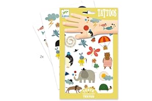 DJECO Tatuaże odklejane zwierzęta