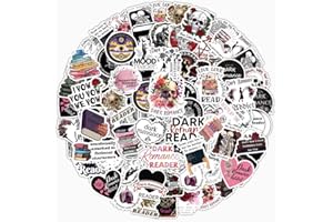 DIWSO Dark Romance Leser Aufkleber Paket 100 Stück für Wasserflaschen, Laptops, Autos, Skateboards, Herrenhöhlen Dekorationen