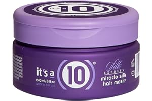 IT'S A 10 HAIRCARE It's a 10 Hairecare - Miracle Silk Express Hair Mask, Intense Conditioning, Adds Shine, Recondition Hair, Natural Ingredients, 240ml
