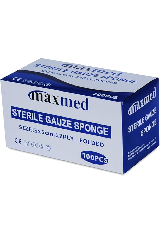 ESENTIAL Disposable Non-Woven Gauze Swabs 100's 10cm X10cm -Plaster Gauze For Wound Dressing - View #9