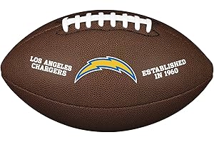 Wilson American Football NFL Team Logo Official Size Mixed Leather