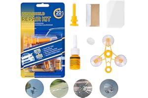 ‎MIIOTO Miioto Auto Windshield Repair Kit, Glas Reparatur Flüssigkeit, Scheiben Reparaturset Auto, Windschutzscheiben Reparaturset Werkzeug, Autoglas Reparaturset, Reparatur von Windschutzscheiben, Rissen