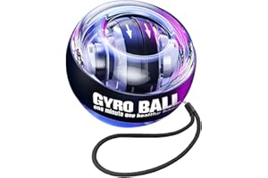 ‎CRETEE Handgelenktrainer-Ball, Auto-Start, Handgelenkstärker, Gyroskopischer Unterarm-Trainer, Gyro-Ball zur Stärkung von Armen, Fingern, Handgelenkknochen und Muskeln