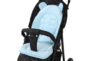 FULENYI Coussin de Siège Réversible pour Poussette Matelas Universel Soutien Bébé Coussin Réducteur de en Coton pour Enfant Fille Garçon