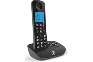 BT Essential Cordless Landline House Phone, Nuisance Call Blocker, Call Block button, Answer Machine, Single Handset Pack